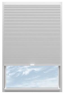 Obscura, Crystal White - Stick Fit Honeycomb Blind